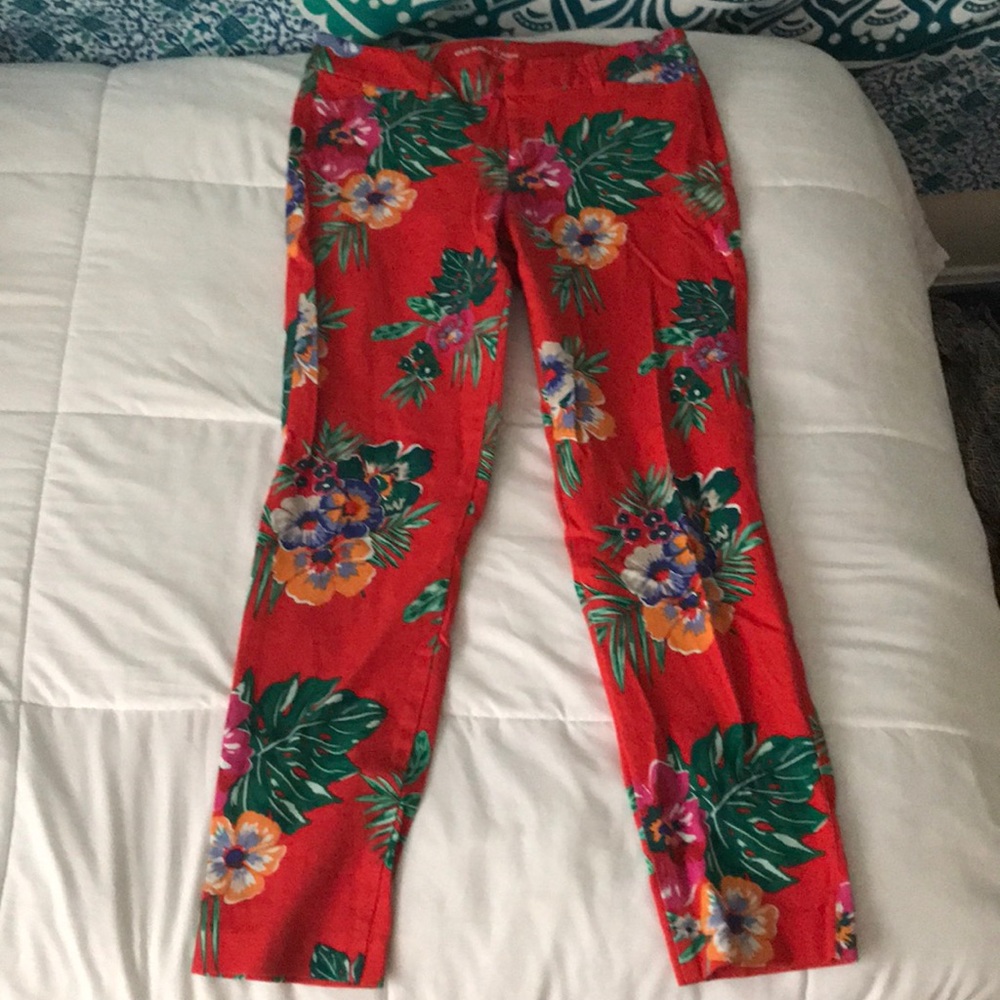 Tropics print pixie pants